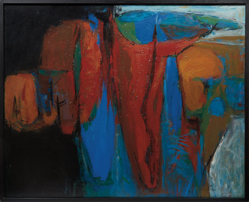 Walter Hawley Yarwood, Untitled, oil on canvas, 1956-57 - view 2