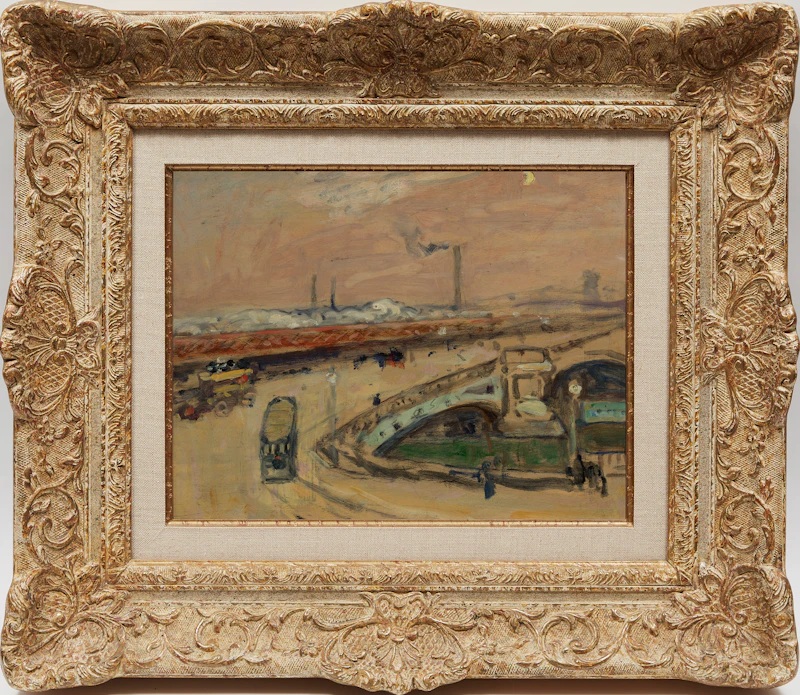 James Wilson Morrice, A Bridge in London (ca. 1913-15), oil on board, circa 1913/15 - view 2