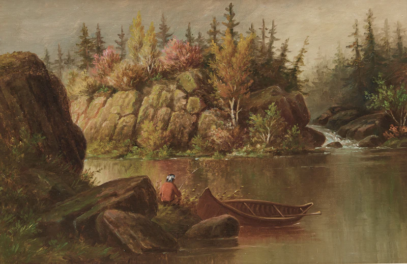 The Rest, Muskoka River by Frederick Arthur Verner