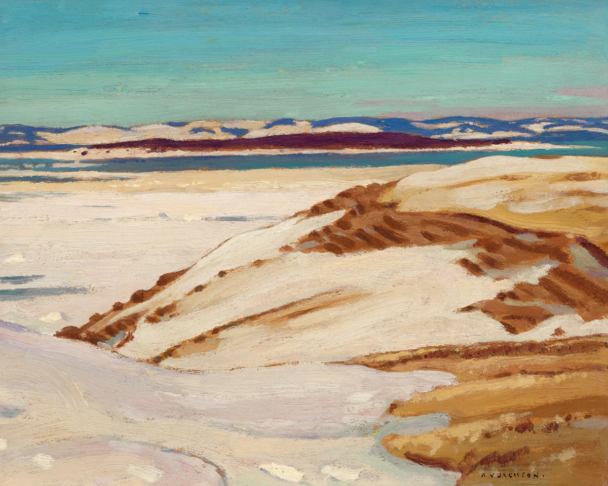 Alexander Young Jackson, The St. Lawrence at Trois Pistoles, Quebec, oil on board, 1927