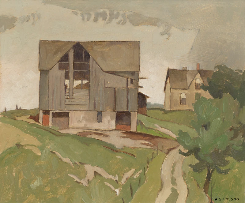 Alfred Joseph Casson, Near Kincardine, oil on board