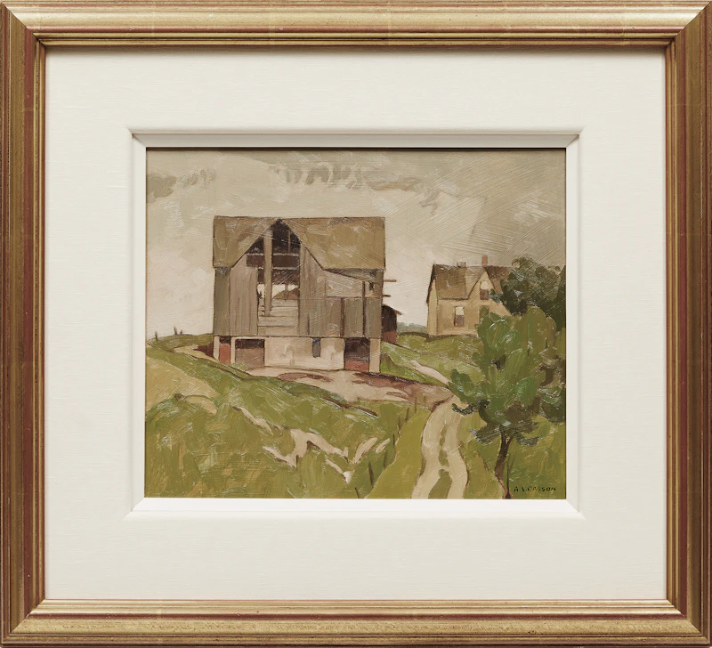 Alfred Joseph Casson, Near Kincardine, oil on board, 1968 - view 2