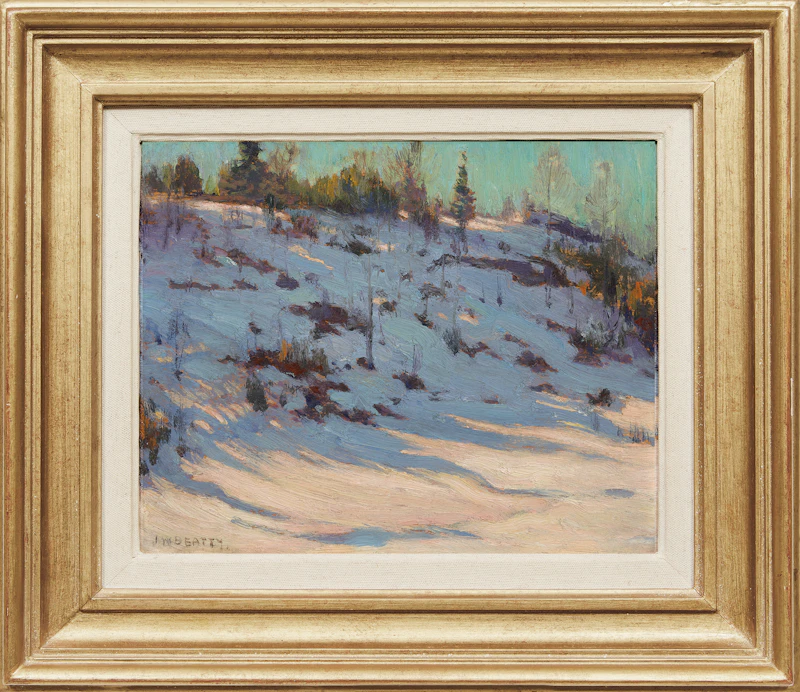 John William Beatty, Early Spring, Algonquin Park, oil on board - view 2