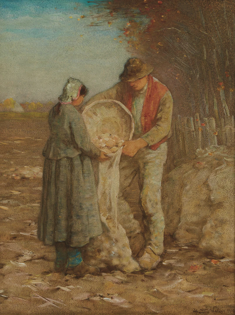 The Potato Gatherers by Horatio Walker