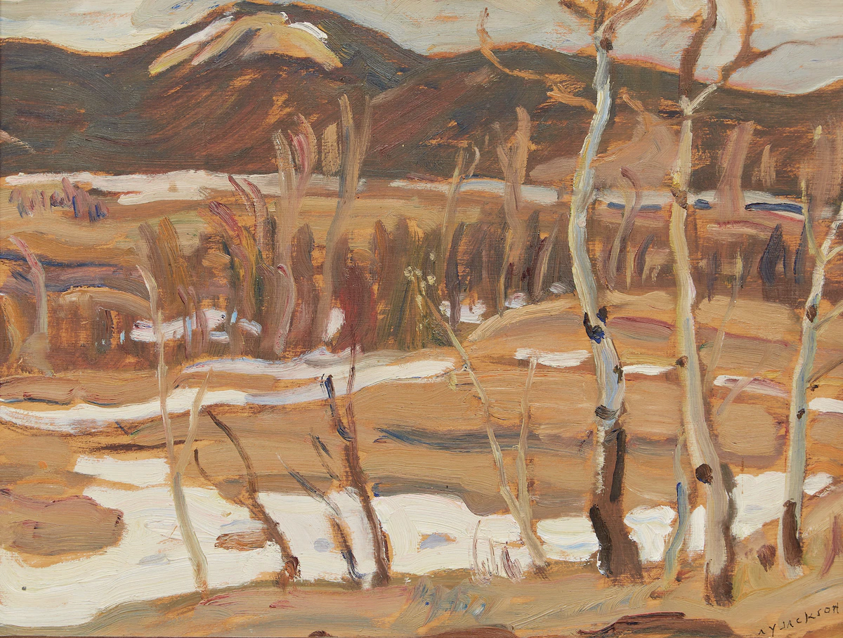 Alexander Young Jackson, Onward Ranch, oil on board, 1954