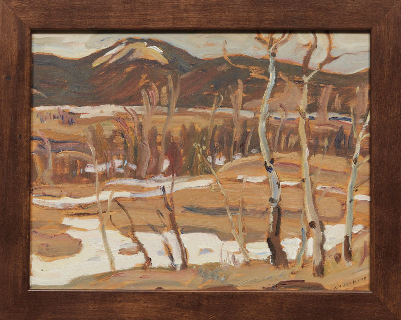 Alexander Young Jackson, Onward Ranch, oil on board, 1954 - view 2