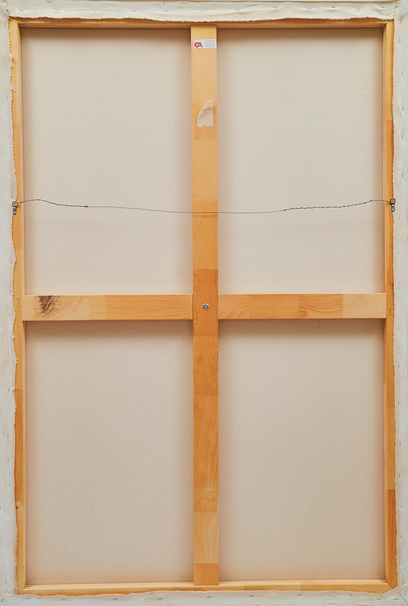 Lawrence Paul Yuxweluptun, Landscape, Spruce Pine Beetle Kill, acrylic on linen, 2008 - view 2