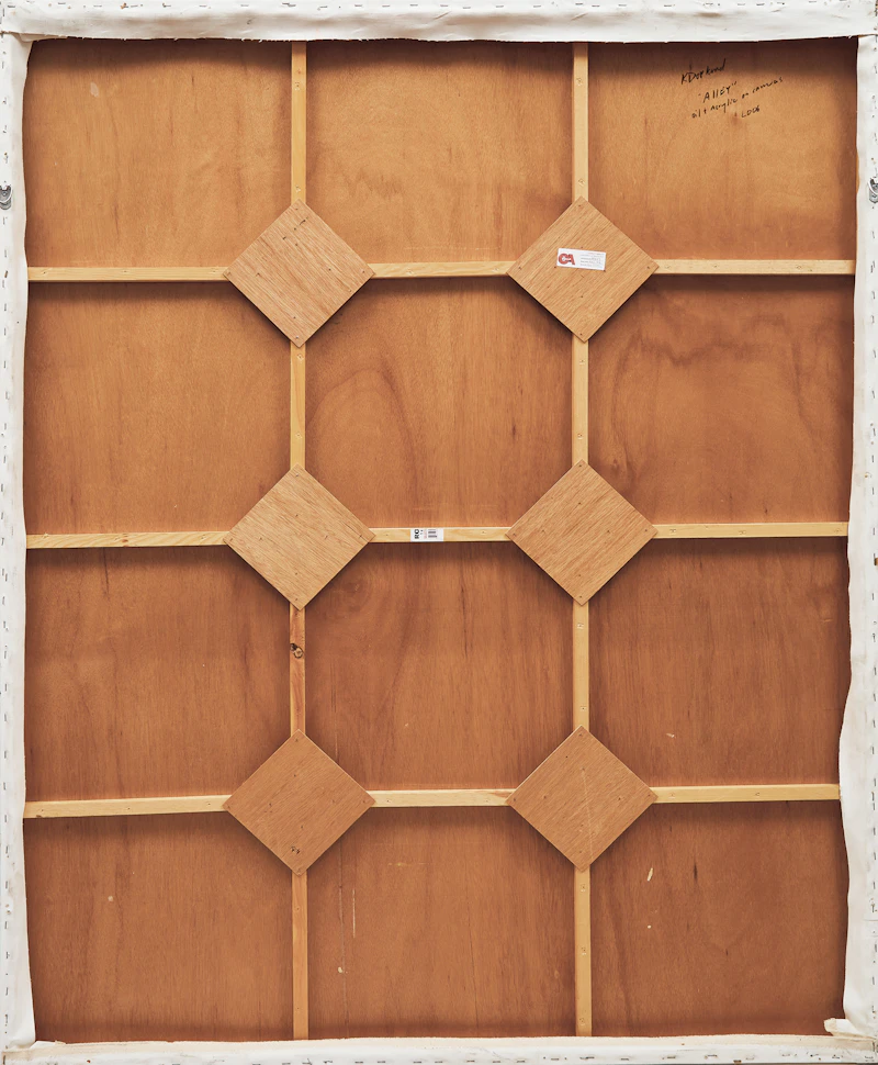 Kim Dorland, Alley, oil and acrylic on canvas mounted to board, 2006 - view 2