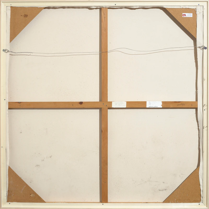 Christian Marcel Barbeau, Rétine Ying Yang, acrylic on canvas, 1966 - view 3