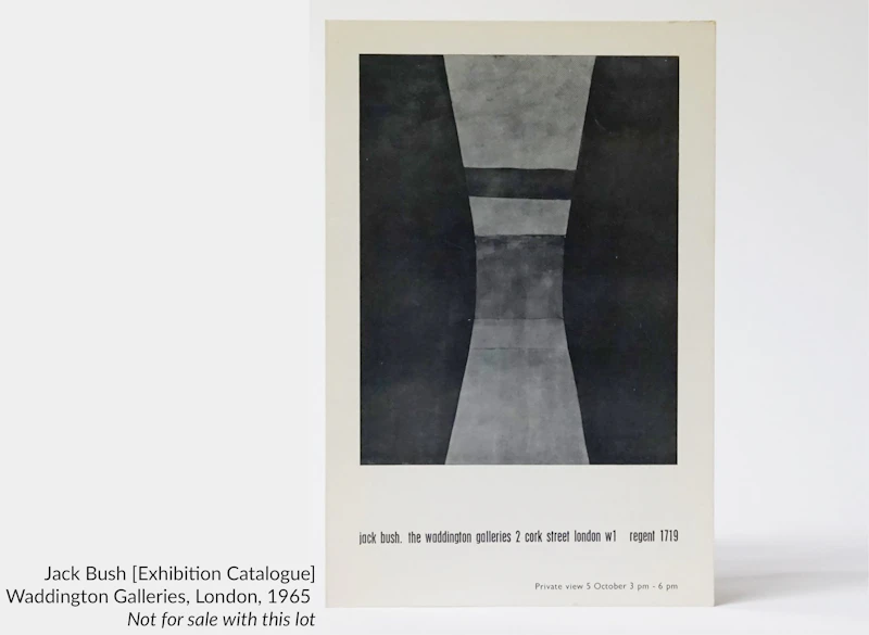 Jack Hamilton Bush, Purple, Lime, Brown, oil on canvas, 1965 - view 6
