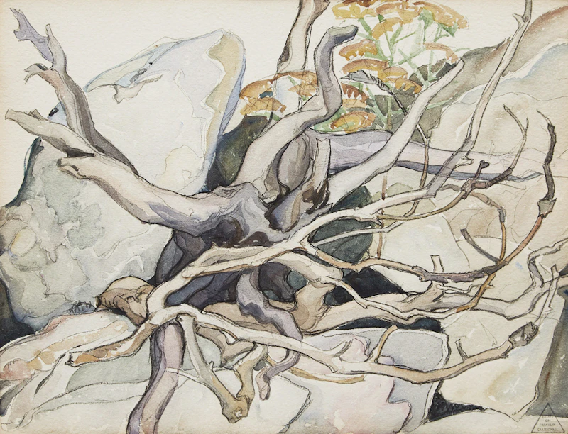 Tree Root, Cranberry Lake by Franklin Carmichael