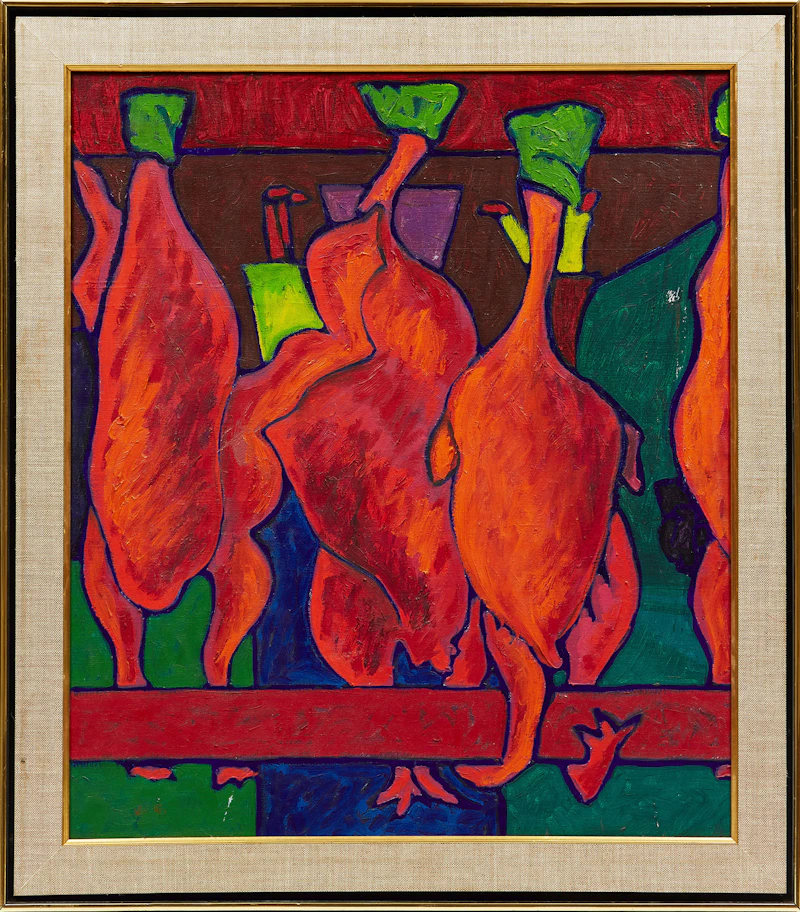 John Godfrey, Kensington Market Window, oil on canvas - view 2
