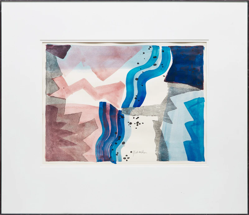 Ronald York Wilson, IOS (Greek Island), watercolour, 1979 - view 2