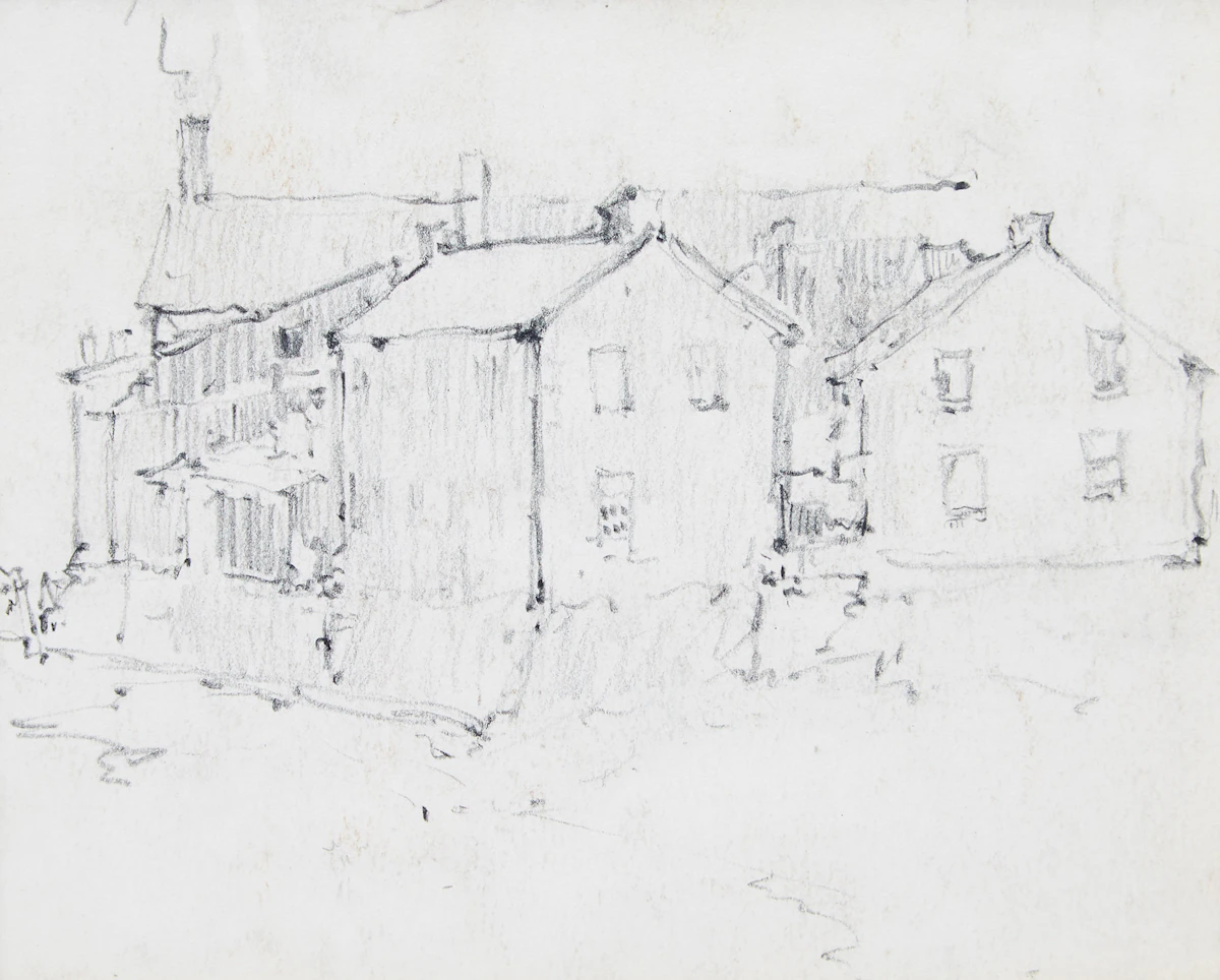 Manly Edward MacDonald, Meyer’s Mill, Belleville, pencil