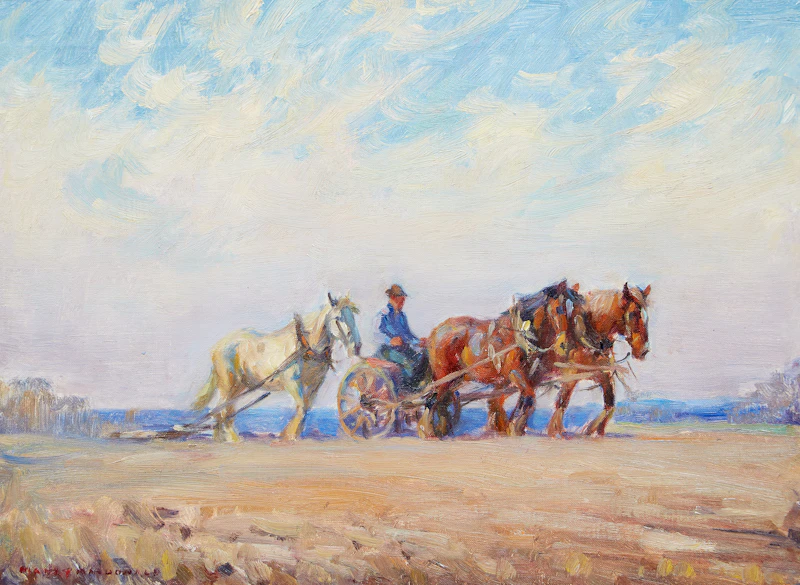 Manly Edward MacDonald, The End of the Day (Heading Home, Bay of Quinte), oil on canvas board - view 1