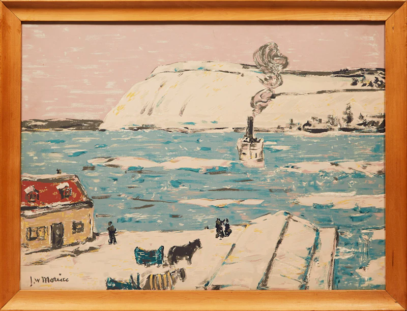 James Wilson Morrice, The Ferry, Quebec, sampson-matthews silkscreen - view 2