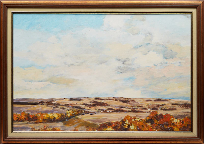 Hans  Herold, Southern Saskatchewan, oil on canvas, 1986 - view 2