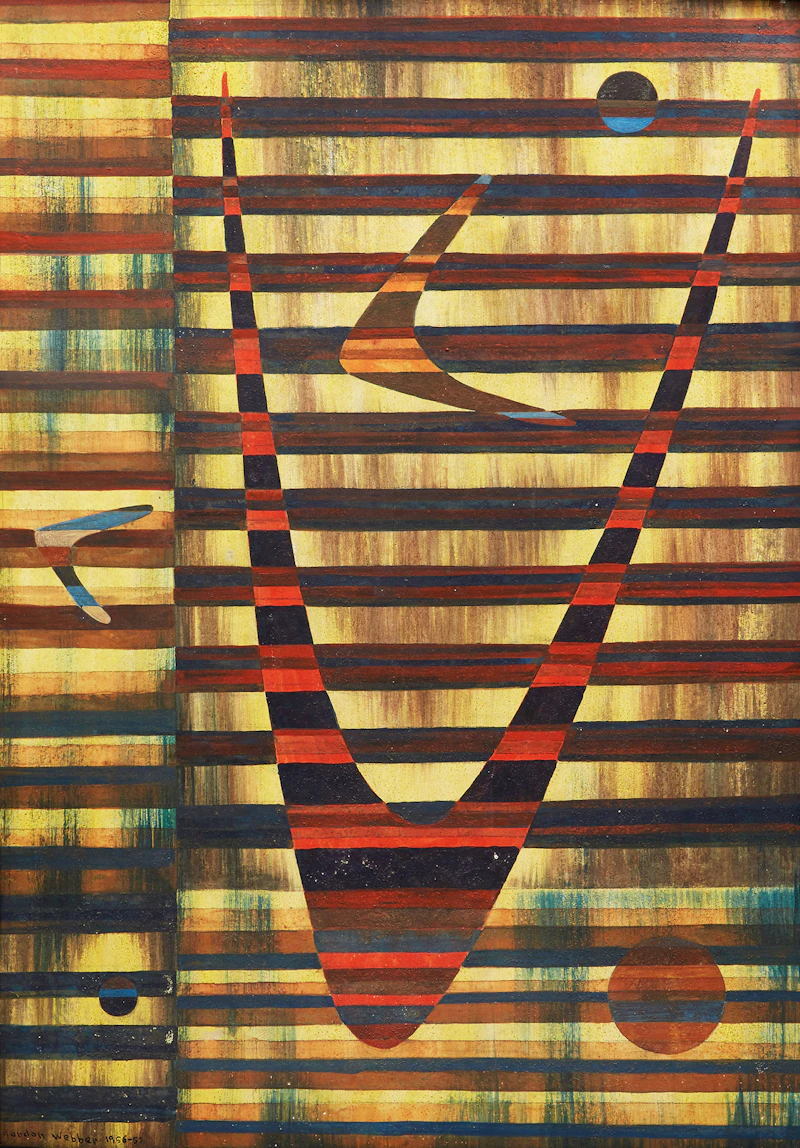 Abstract Composition by Gordon McKinley Webber