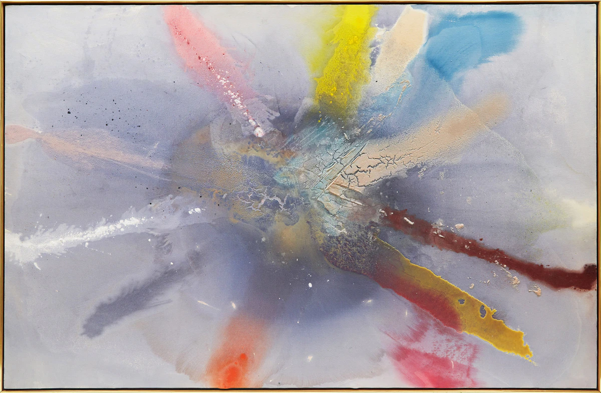 Harold Elmer Feist, Cumulus, acrylic on canvas, 1986