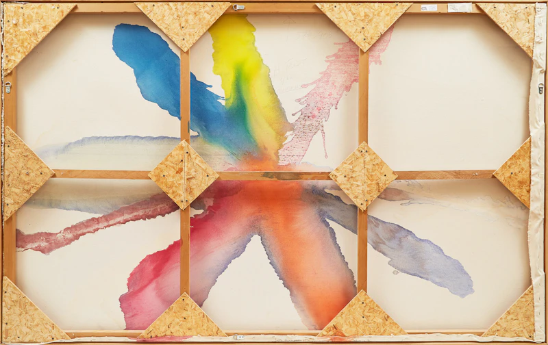 Harold Elmer Feist, Cumulus, acrylic on canvas, 1986 - view 3