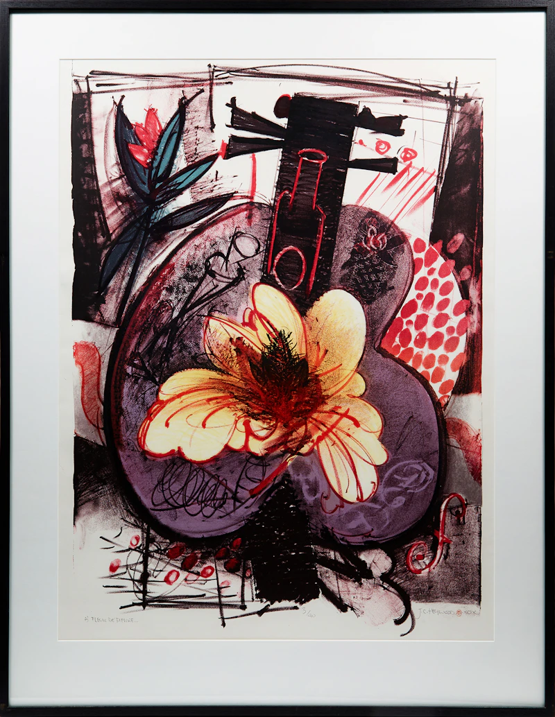 Carl Heywood, Little French Suite (Hatched Glass); Little French Suite (Reflection & Drawing); Á Fleur de Pierre, three colour serigraphs - view 8