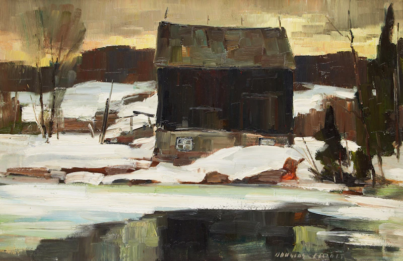 Douglas Ferguson Elliott, March Twilight, oil on masonite