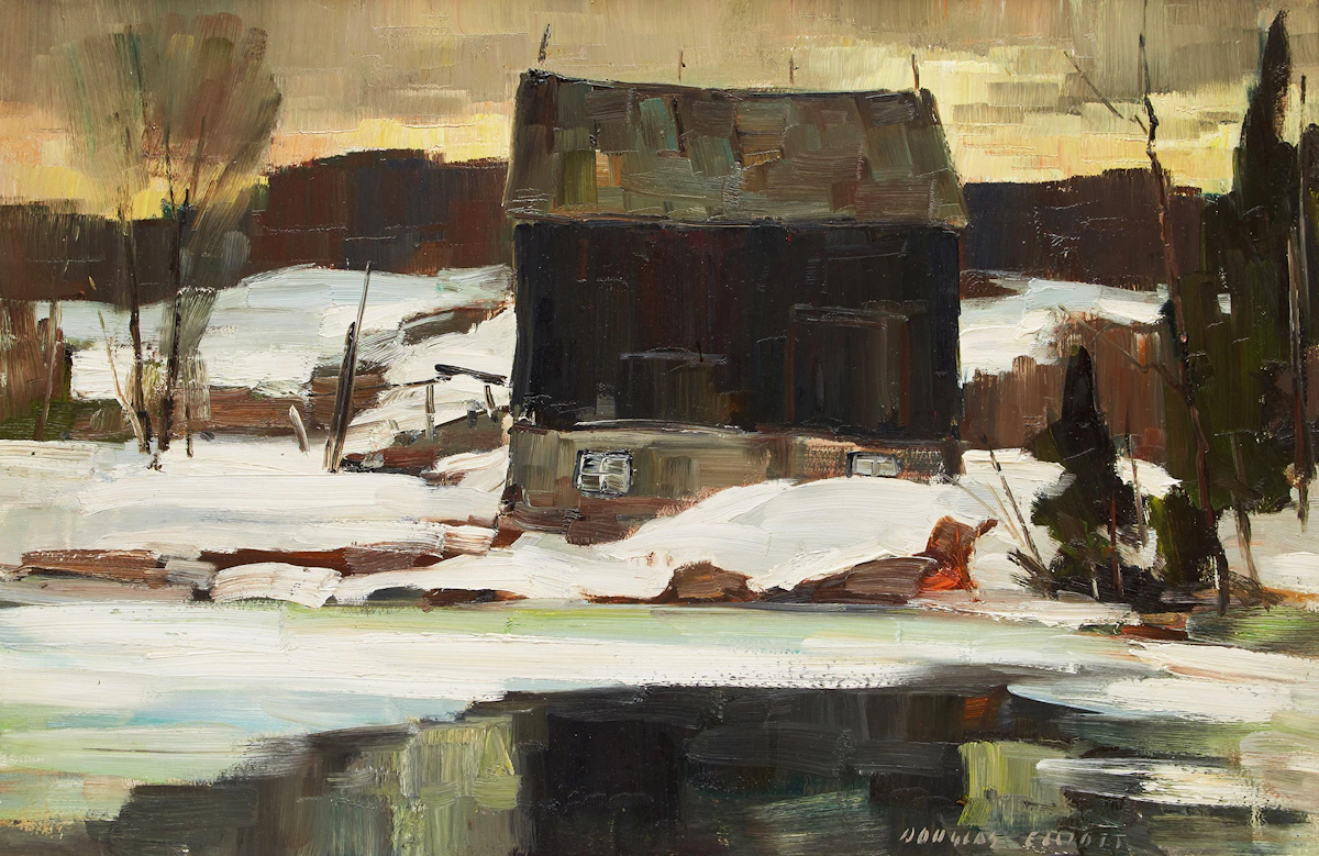 Douglas Ferguson Elliott, March Twilight, oil on masonite