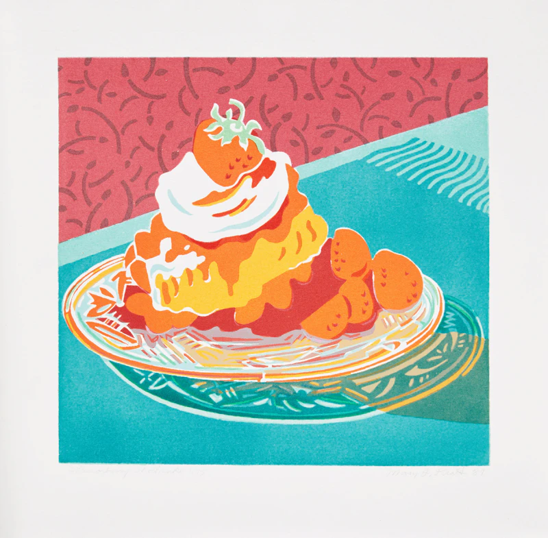 Books and Reference, Strawberry Shortcake (with Mary Pratt book), book and lithograph - view 2