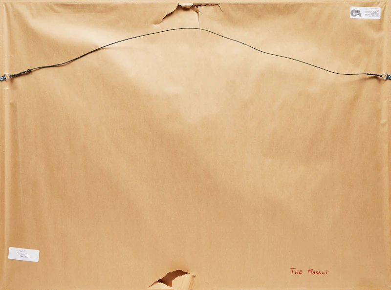 Gershon Iskowitz, To Market (Toronto), watercolour, 1952 - view 3