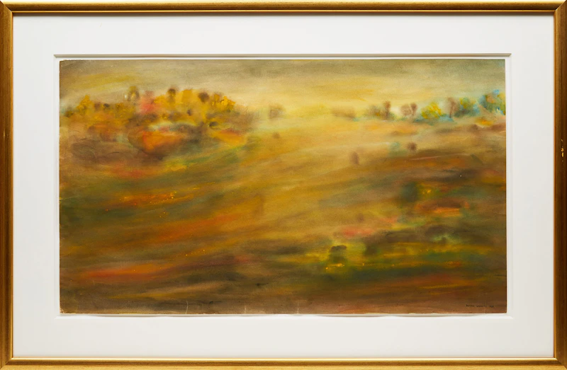 Gershon Iskowitz, Landscape, watercolour, 1959 - view 2