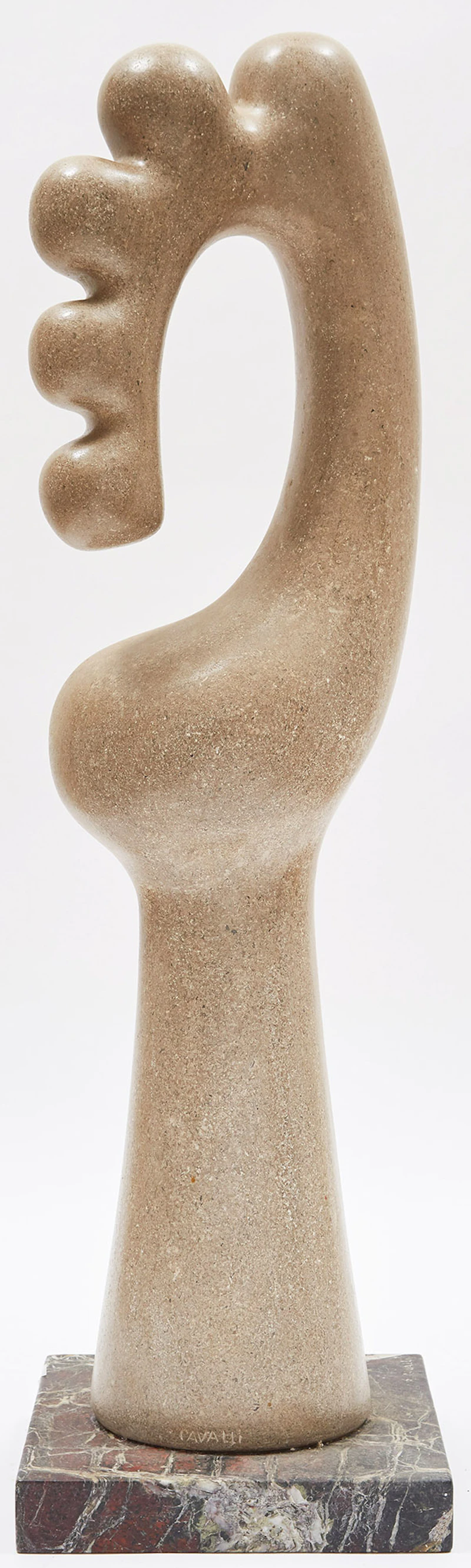 Roger Cavalli, L’arbre des sables, stone sculpture, 1974 - view 4