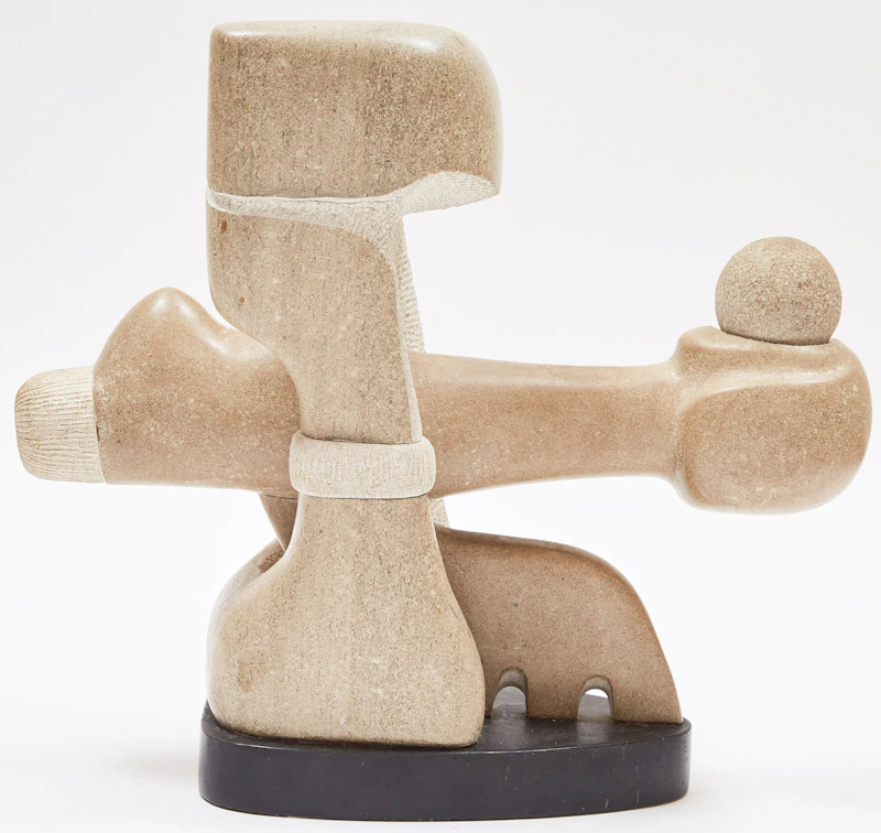 Roger Cavalli, Voyage spatial, stone sculpture