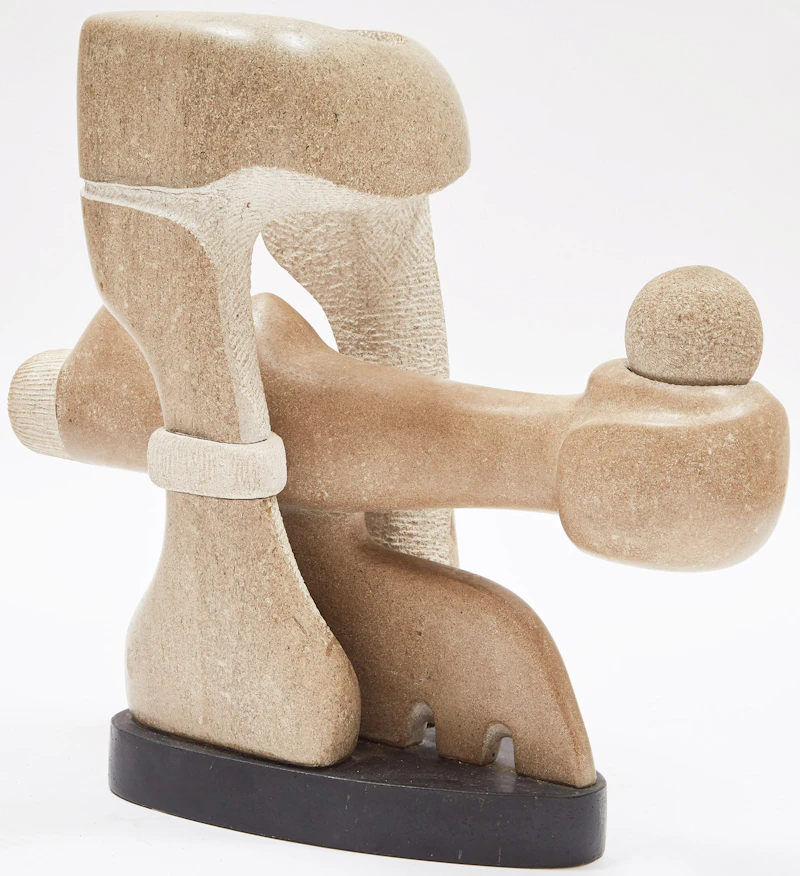 Roger Cavalli, Voyage spatial, stone sculpture - view 3