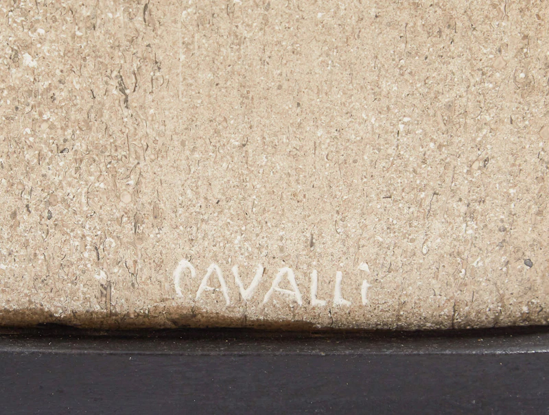 Roger Cavalli, Voyage spatial, stone sculpture - view 5