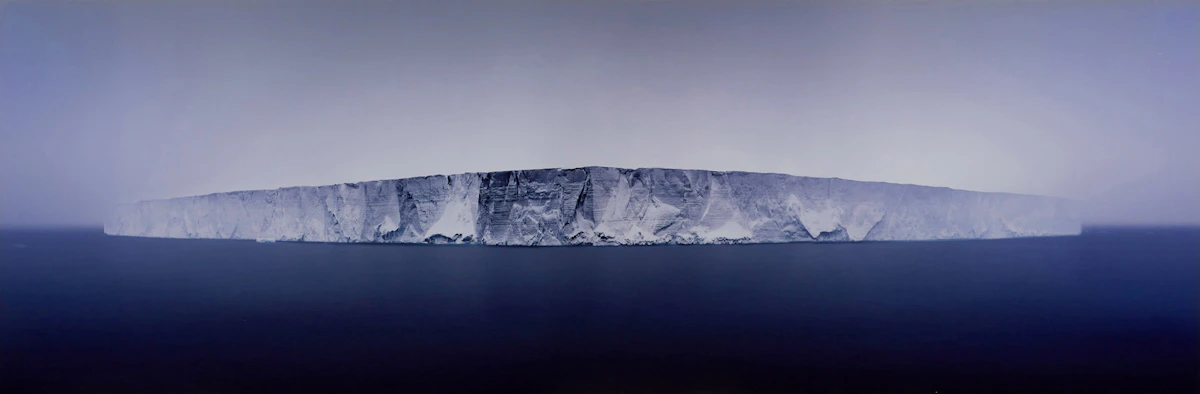 David Burdeny, Giant Tabular Iceberg in Fog, Antarctica, c print, 2007