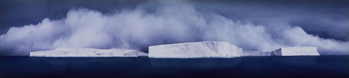 David Burdeny, Tabular Generating Fog, Antarctica, c print, 2007