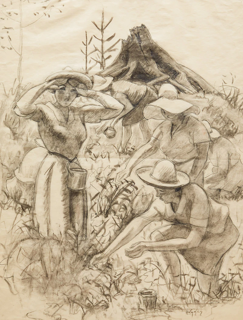 The Berry Pickers by John Goodwin Lyman