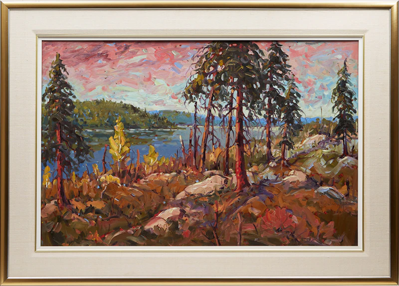 Rod Charlesworth, At Tibbet Lake, oil on board, 1991 - view 2