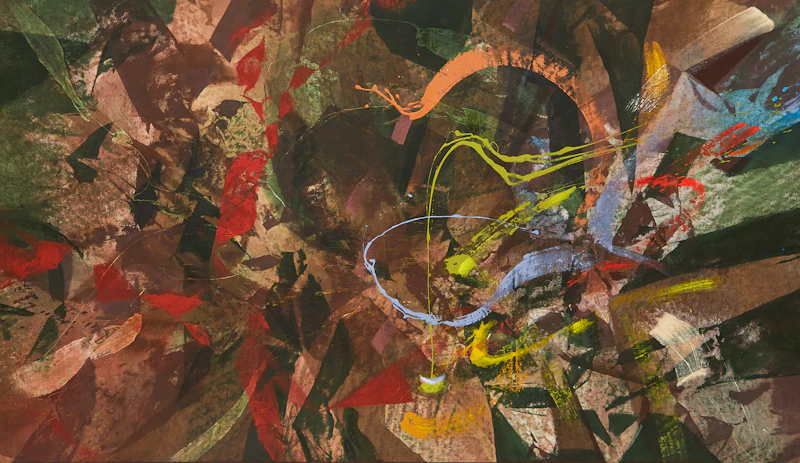 Don Reichert, Warm Resonance - Gold Creek, acrylic on canvas