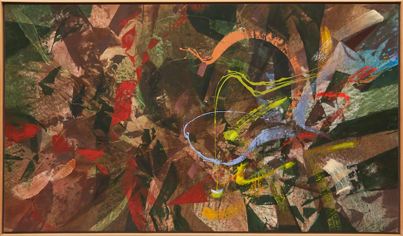 Don Reichert, Warm Resonance - Gold Creek, acrylic on canvas, 1997 - view 2