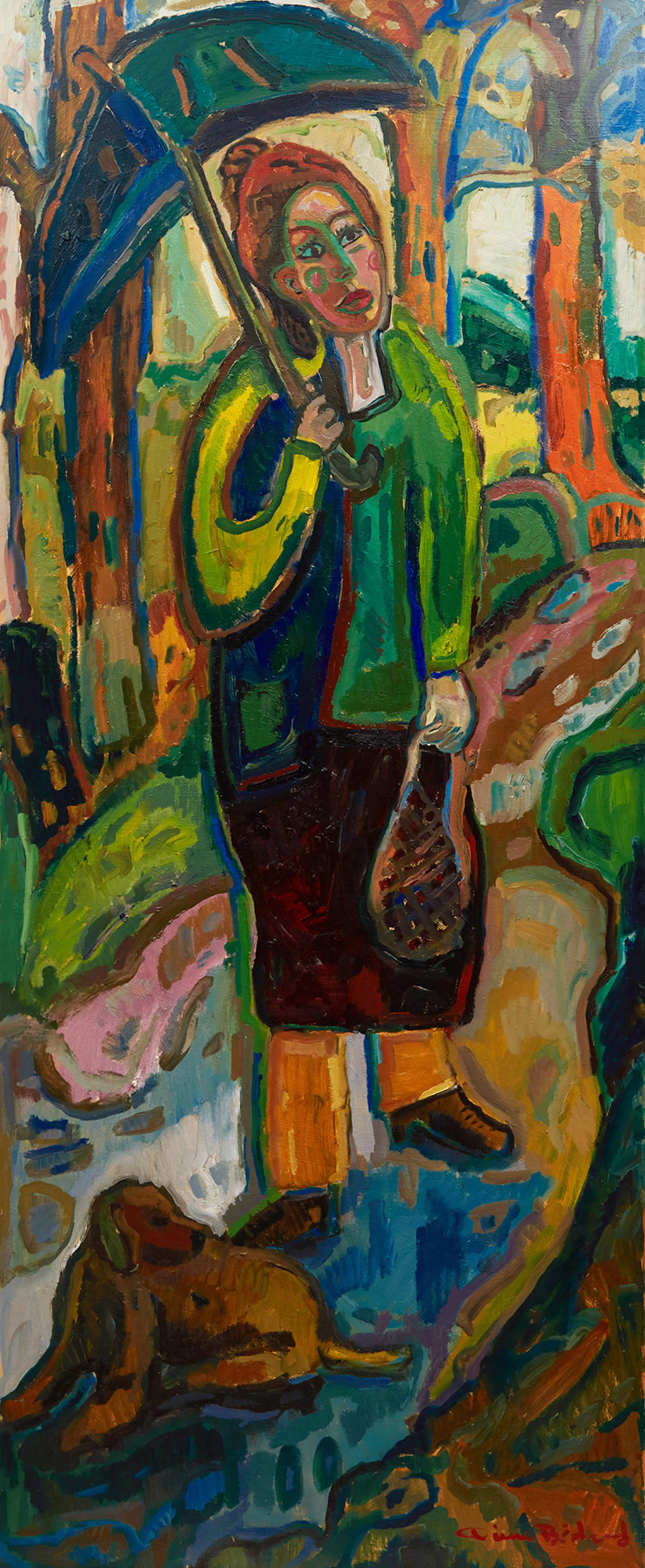 Pierre Bédard, Prendre le temps, oil on board