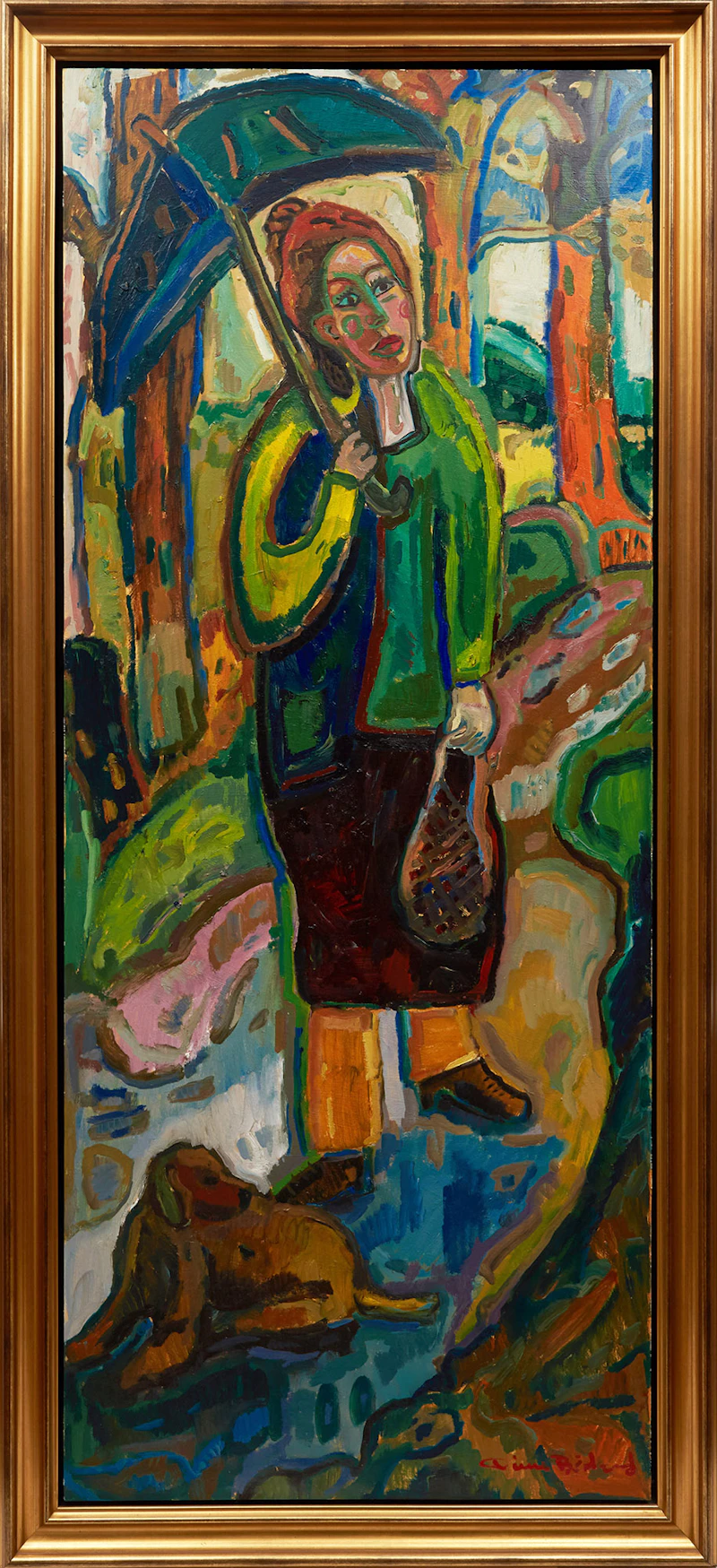 Pierre Bédard, Prendre le temps, oil on board - view 2