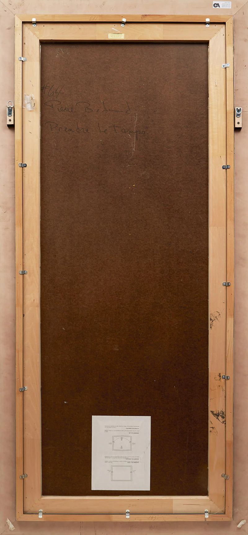 Pierre Bédard, Prendre le temps, oil on board - view 3