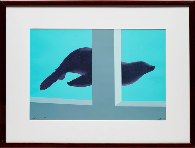 Charles Pachter, Sealed Off, colour silkscreen, 1986 - view 2