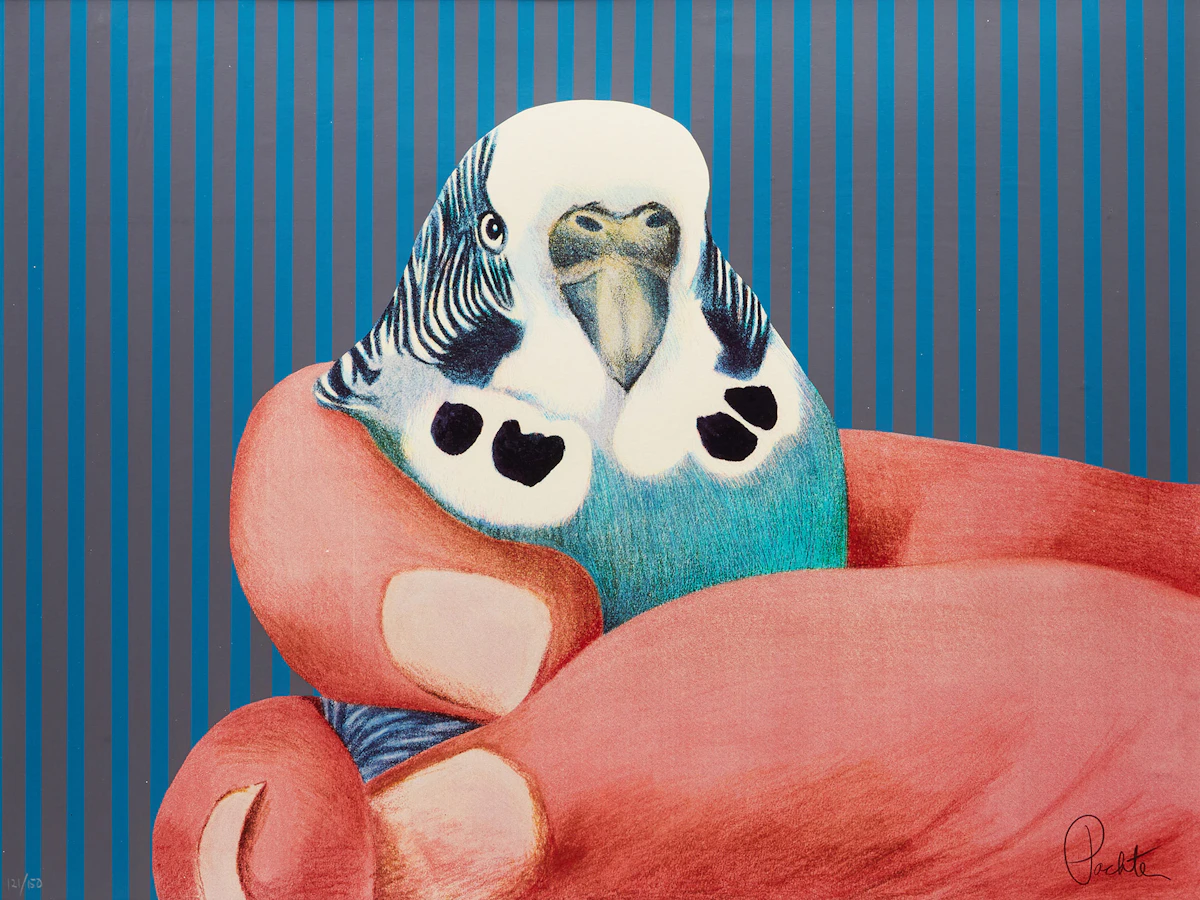 Charles Pachter, Squeeze Play, colour silkscreen