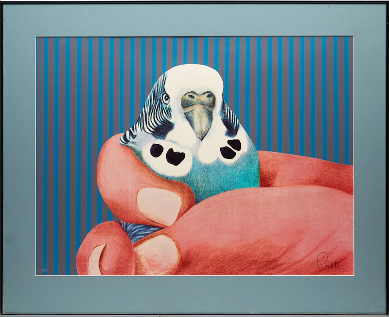 Charles Pachter, Squeeze Play, colour silkscreen - view 2