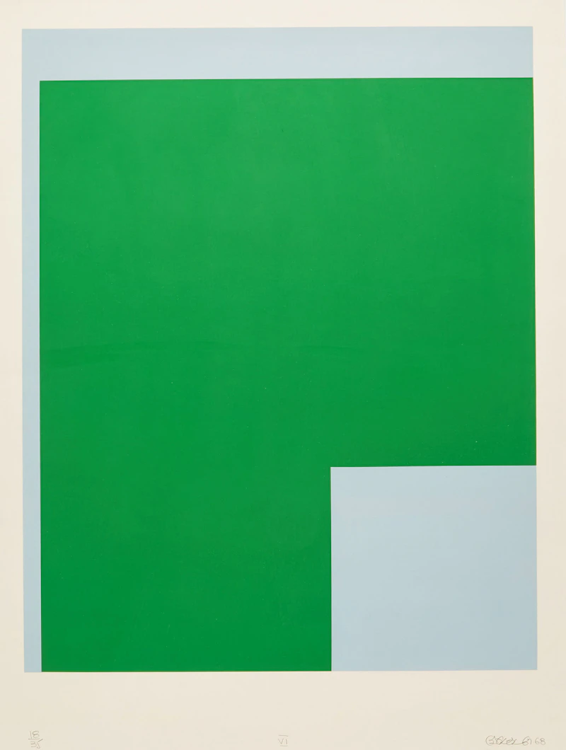 Charles Gagnon, VI, colour silkscreen, 1967-68 - view 1
