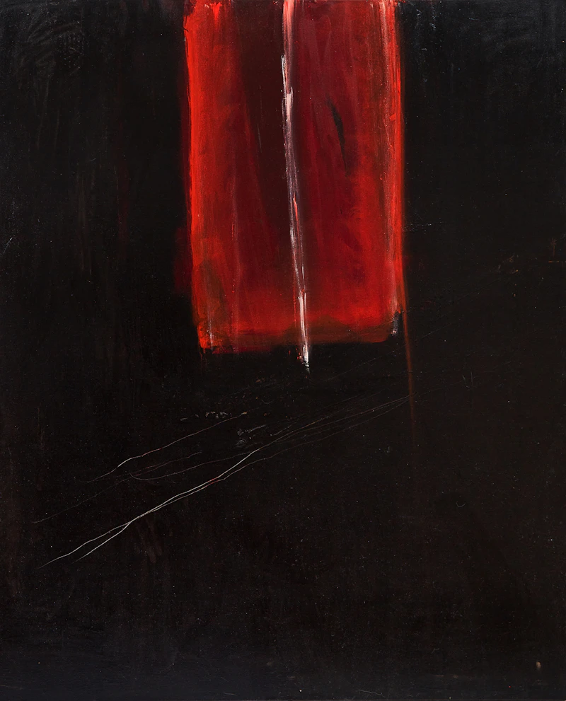 Rita Letendre, Un aspect de la vie, acrylic on canvas