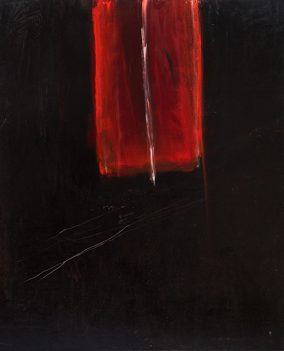 Rita Letendre, Un aspect de la vie, acrylic on canvas, 2012
