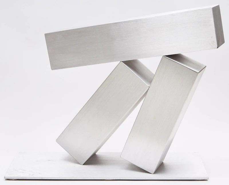 Kosso Eloul, Maquette for “Zen-West” , aluminum, 1980 - view 4